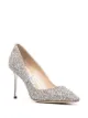 Image 2 of Jimmy Choo 85 mm glitter-effect ballerina pumps
