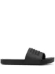 Image 1 of Maison Margiela logo embossed Tabi sliders