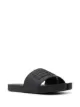Image 2 of Maison Margiela logo embossed Tabi sliders