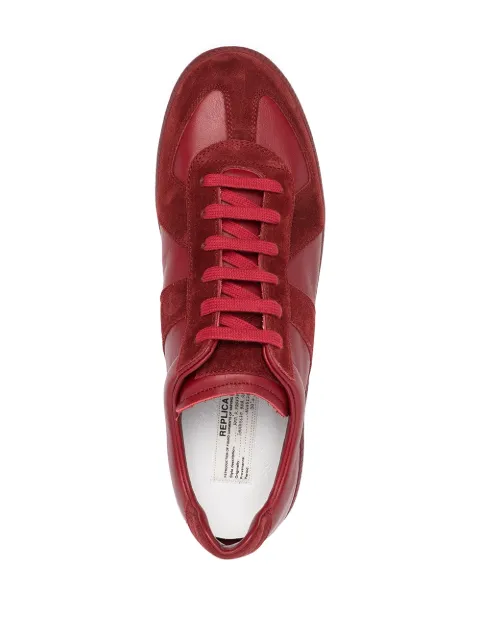 red low top maison margiela