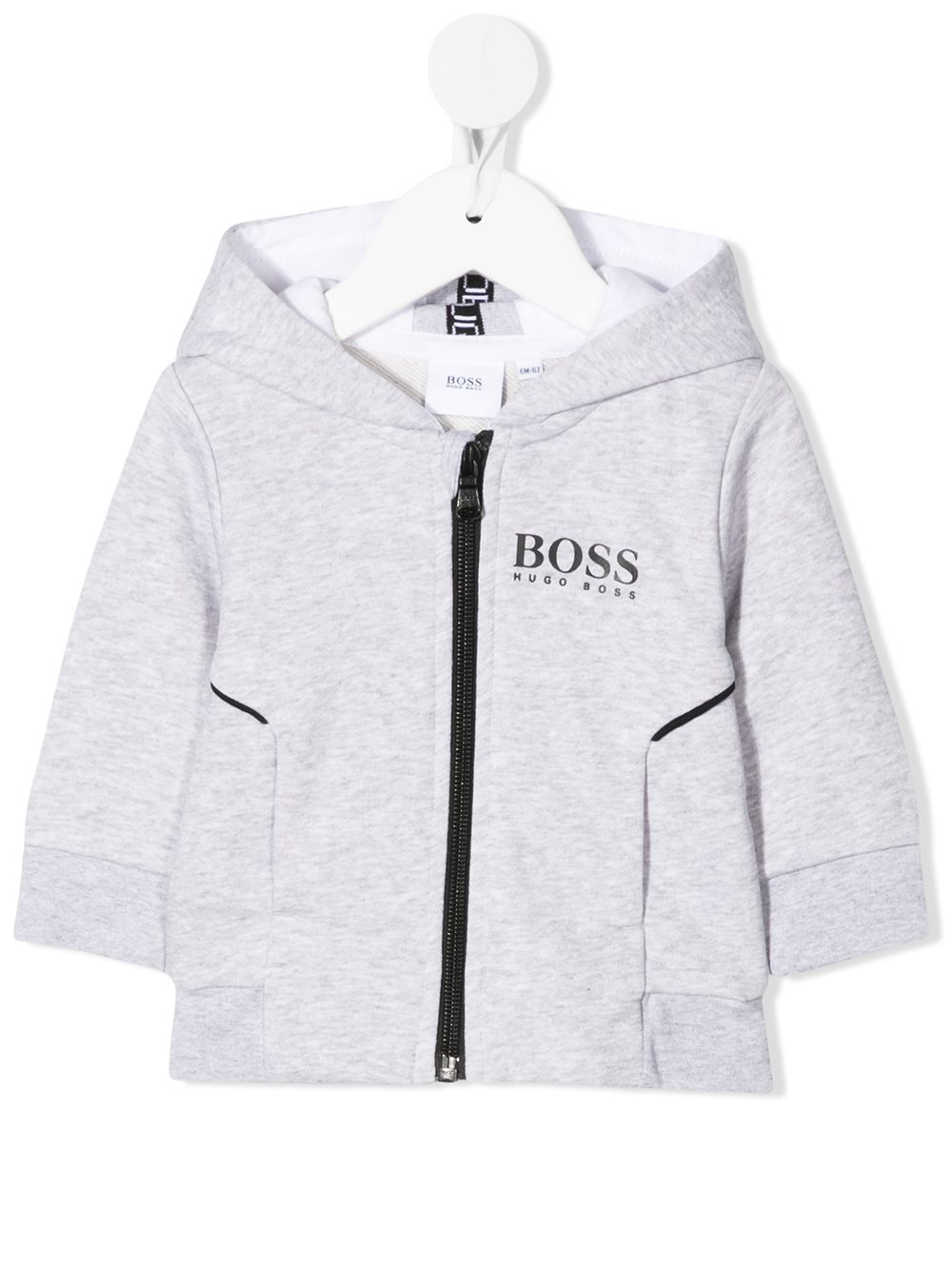 фото Boss kidswear худи на молнии с логотипом