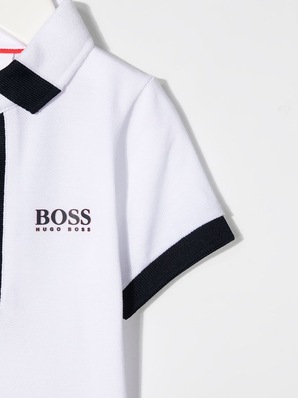 фото Boss kidswear рубашка поло с логотипом