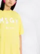 MSGM logo-print short-sleeve dress