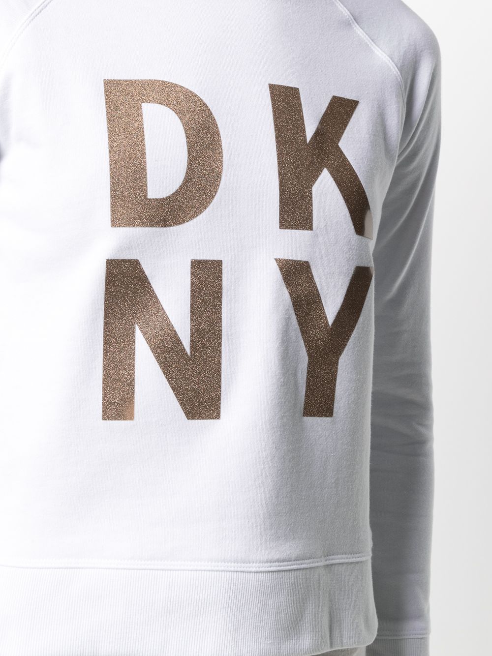 фото Dkny толстовка с логотипом с блестками