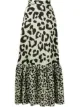 Image 1 of Être Cécile leopard-print silk maxi skirt