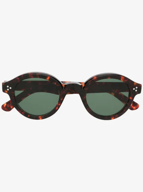 Lesca Corbs round-frame sunglasses