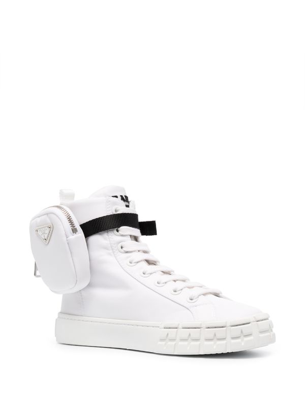 Prada Wheel Re-Nylon high-top Sneakers - Farfetch