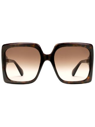 gucci 49mm oversized sunglasses