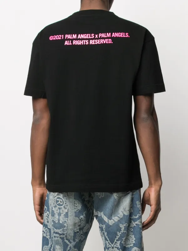 Palm Angels PXP palm tree-print T-shirt 