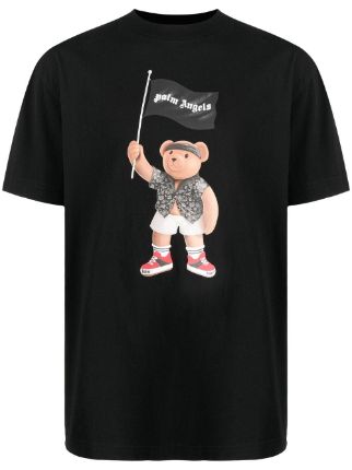 PIRATE BEAR T-SHIRT in black - Palm Angels® Official