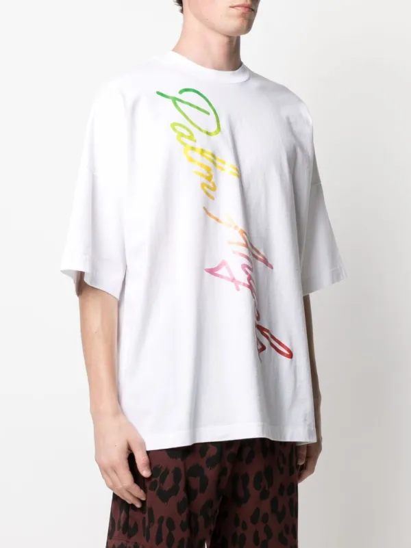 Shop Palm Angels Miami logo T-shirt with Express Delivery - FARFETCH