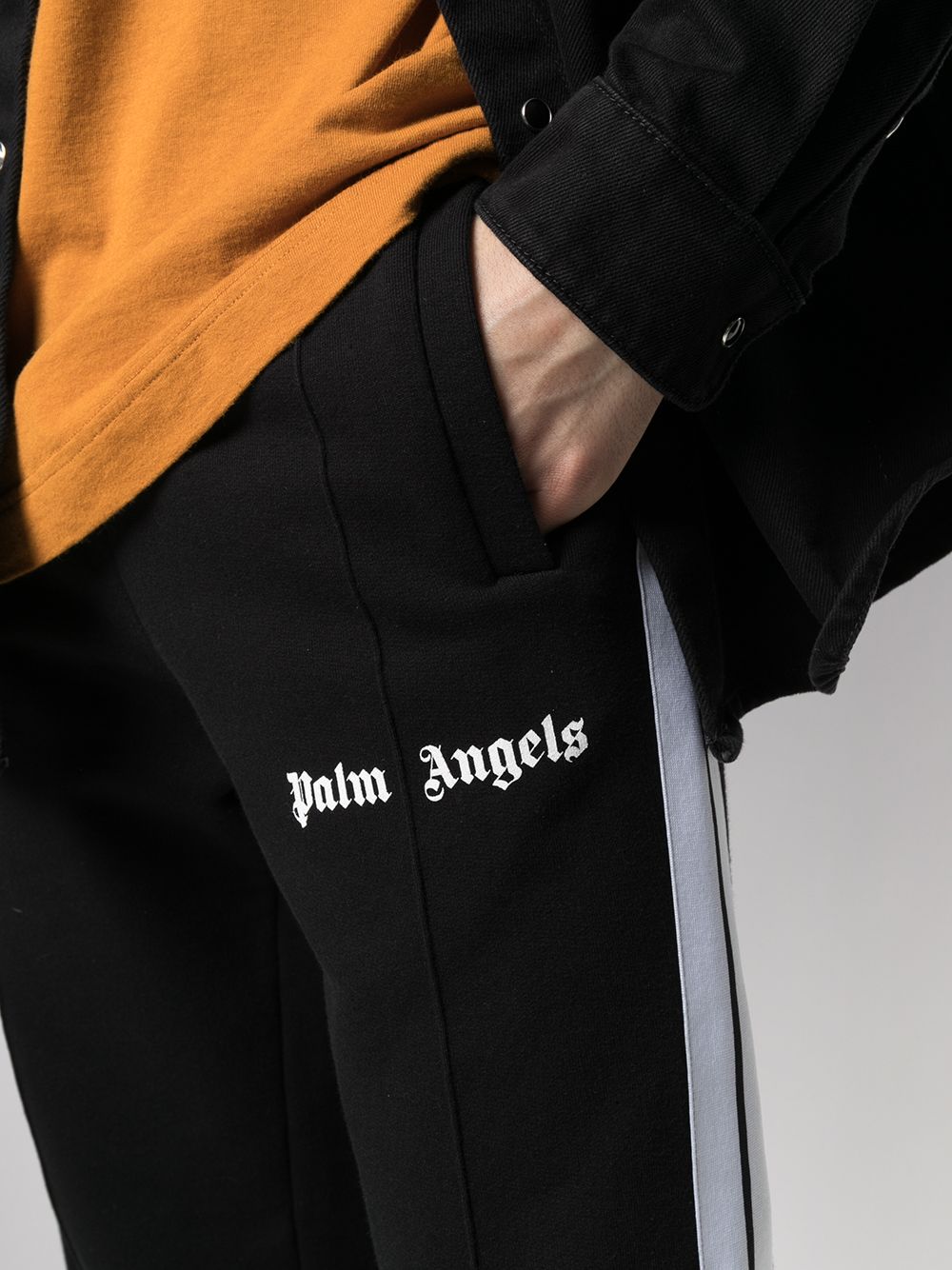 palm angels slim track pants