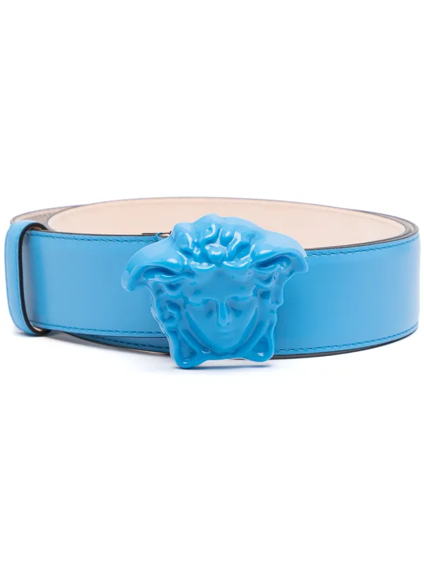 versace blue belt