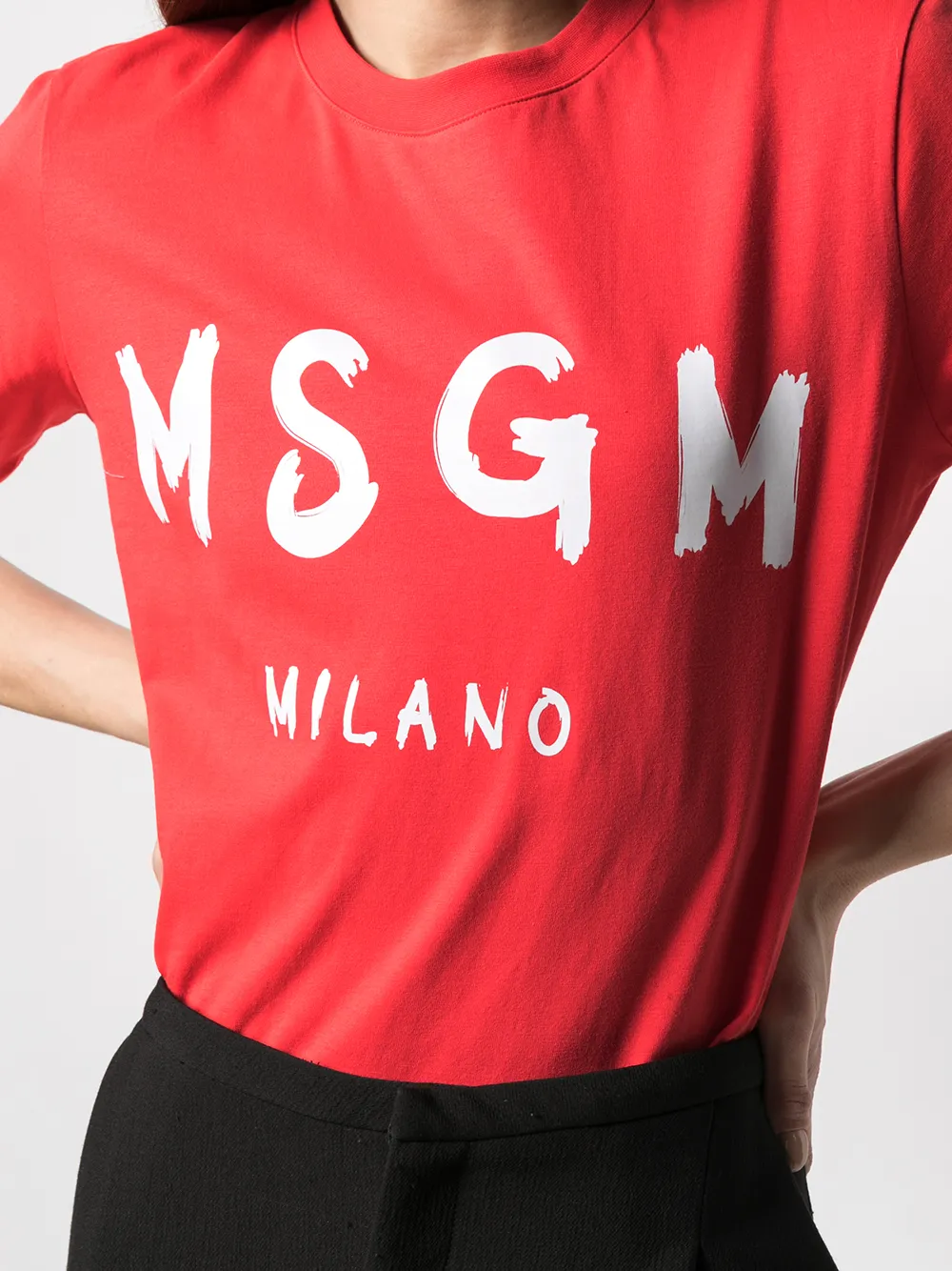 фото Msgm футболка с логотипом