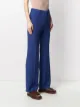 Alberta Ferretti pressed-crease flared trousers