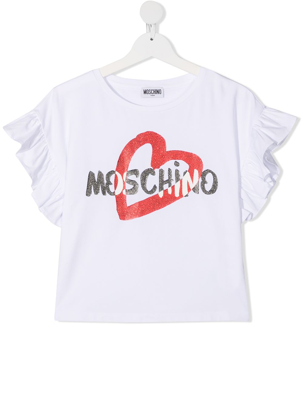 фото Moschino kids футболка с оборками