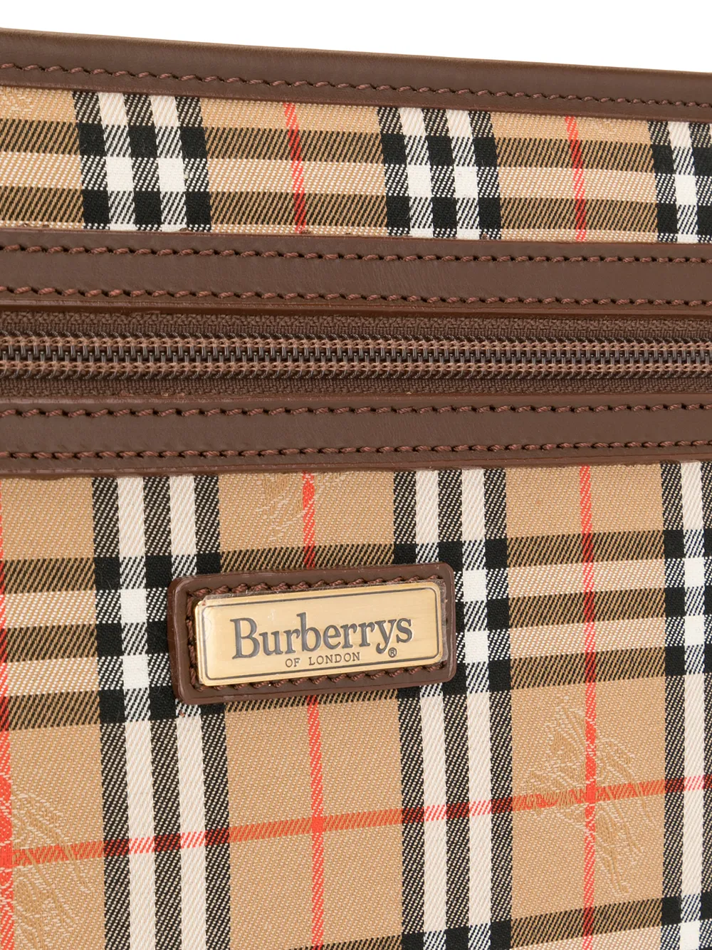 фото Burberry pre-owned клатч в клетку nova check