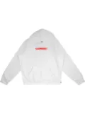 Supreme Motion Logo drawstring hoodie - White
