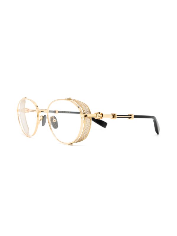 balmain glasses round