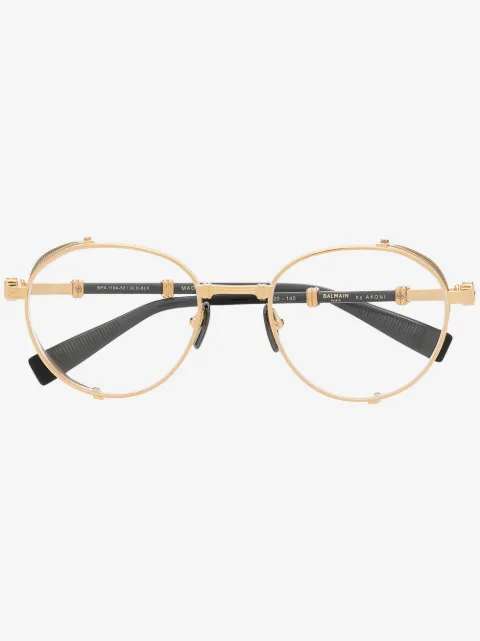 Balmain Eyewear lentes con armazón redonda