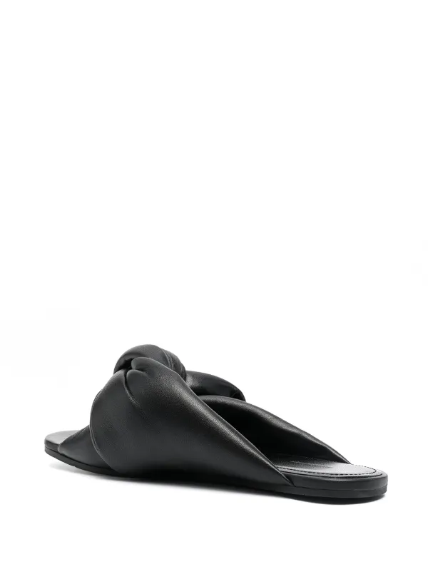 Balenciaga knot detail Sandals Black FARFETCH CA