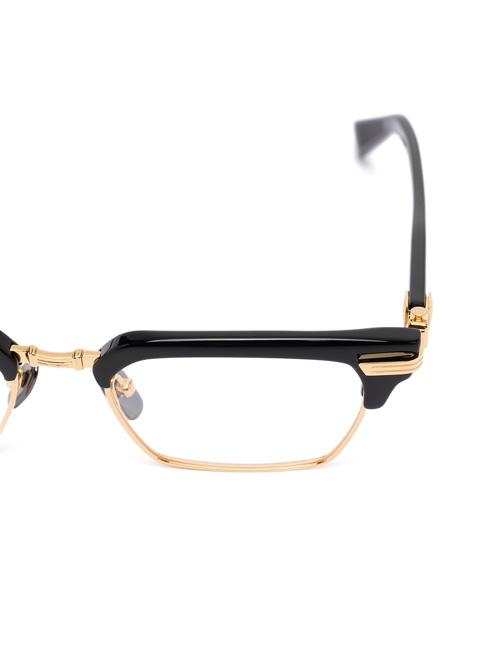 Shop Balmain Eyewear Legion Ii Rectangular Frame Glasses In Black