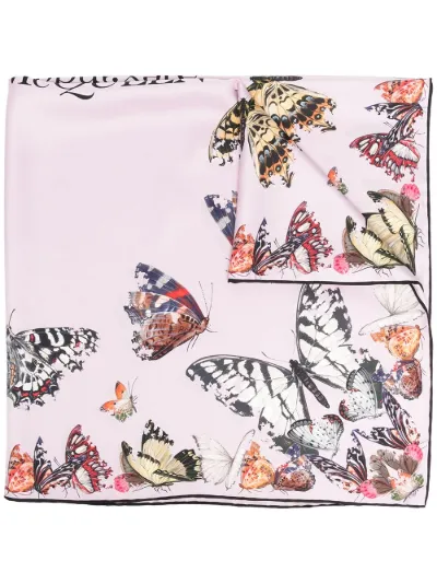 alexander mcqueen butterfly scarf