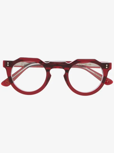 Lesca Pica A4 round frame glasses
