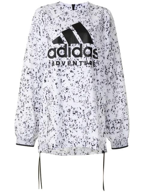 adidas marble print hoodie