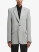 WARDROBE.NYC single-breasted merino wool blazer