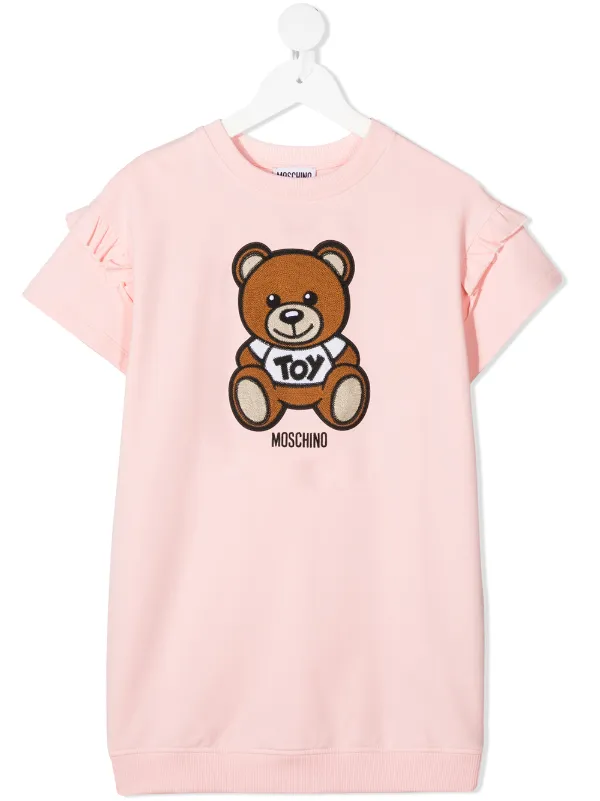 teddy bear print sweatshirt