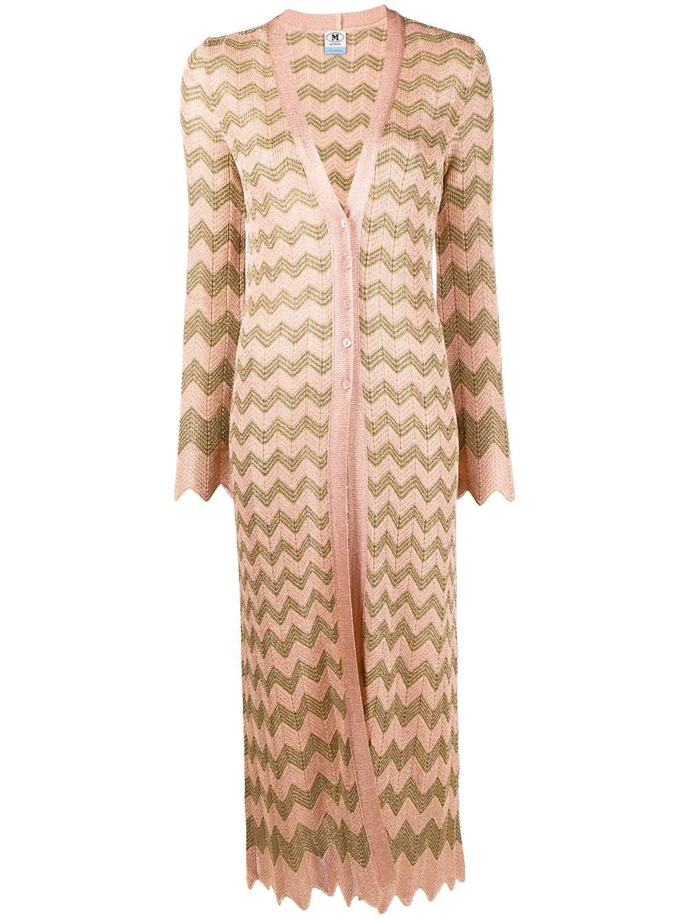 M Missoni кардиган с узором зигзаг