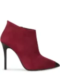 Giuseppe Zanotti pointed leather ankle boots - Red