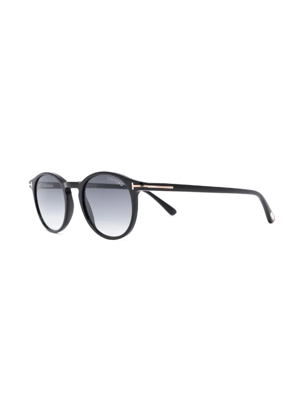 TOM FORD Eyewear Andrea round frame sunglasses unisex Acetate 48 Black