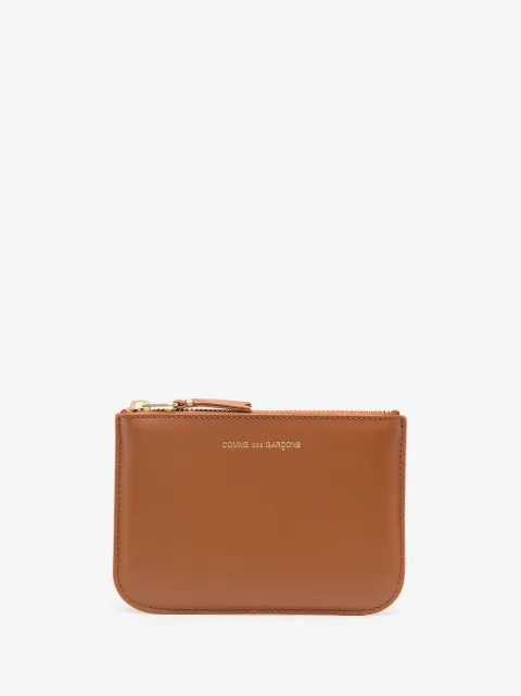 Comme Des Garçons Wallet portefeuille zippé à logo