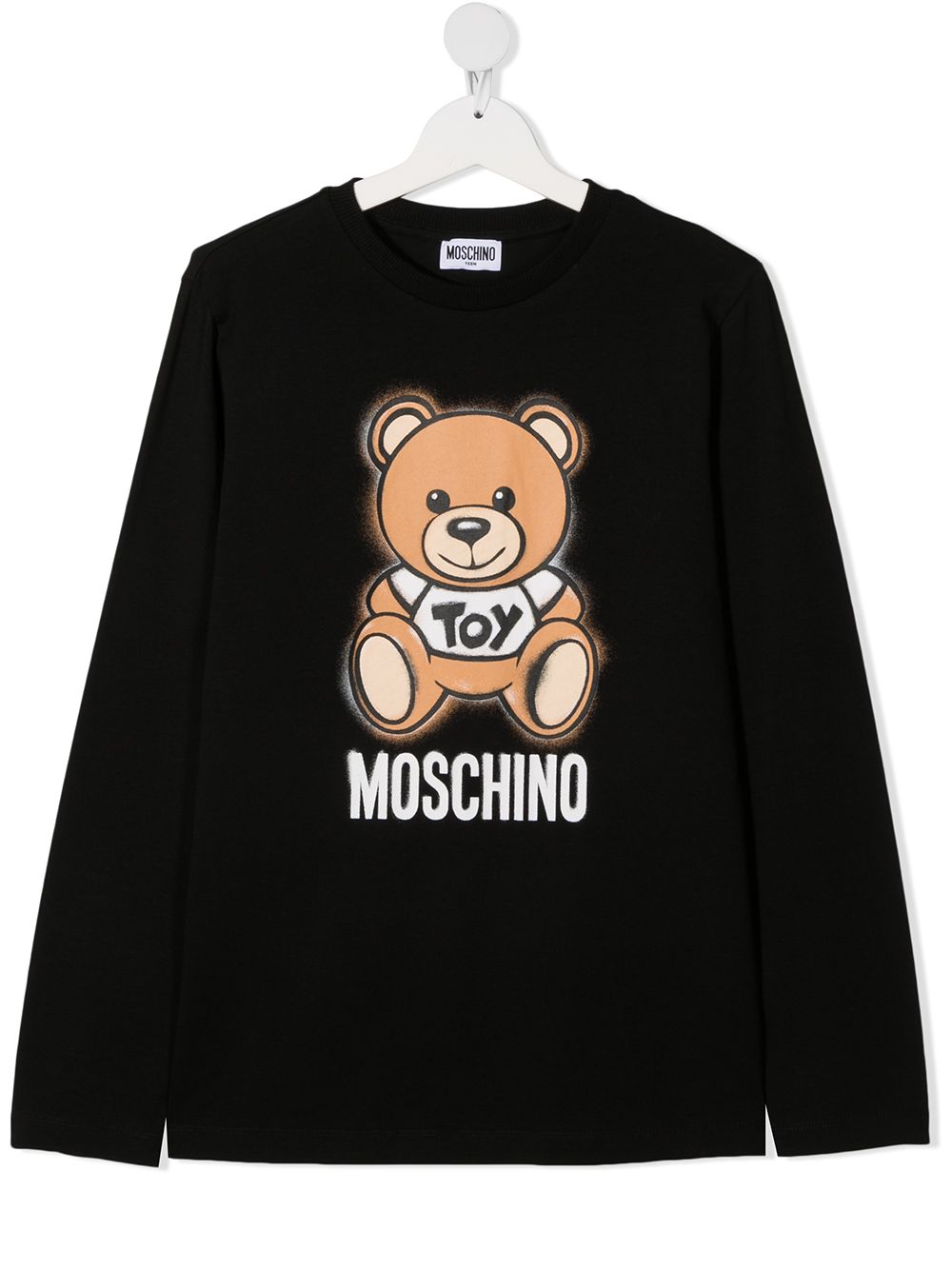 фото Moschino kids топ teddy bear с длинными рукавами