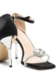 MACH & MACH Rosie 95mm crystal-embellished sandals