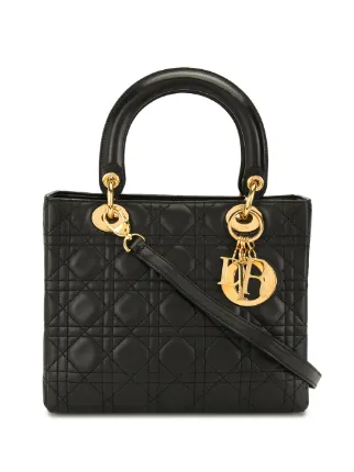 Christian Dior pre-owned Lady Dior Cannage 2way Hand Bag - Farfetch