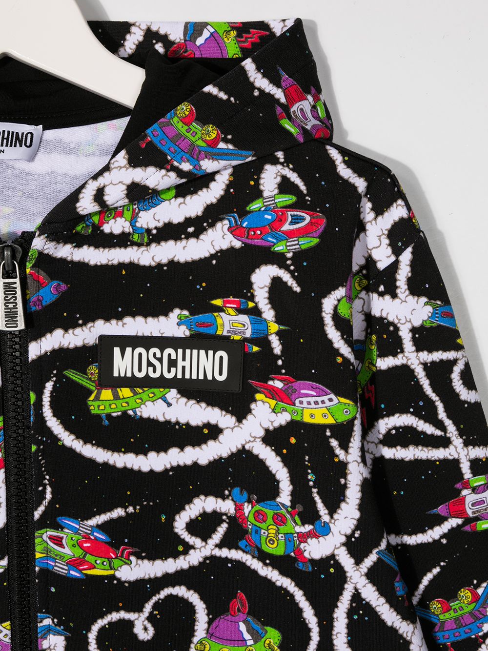 фото Moschino kids худи с принтом