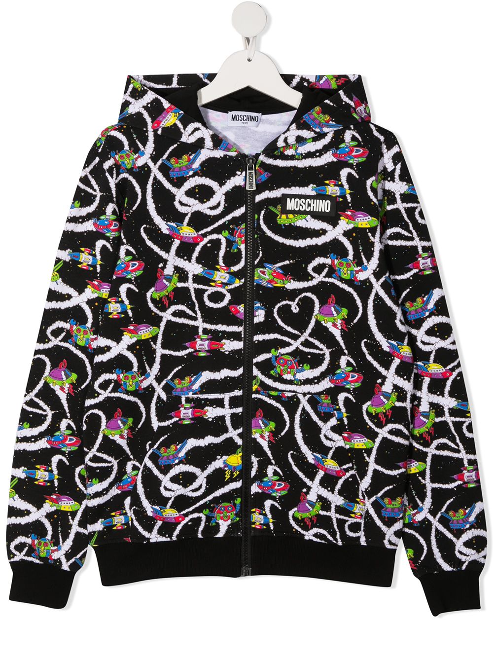 фото Moschino kids худи с принтом