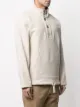 Closed drawstring hem jumper