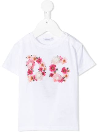 Dolce & Gabbana Kids Floral Logo T-shirt - Farfetch