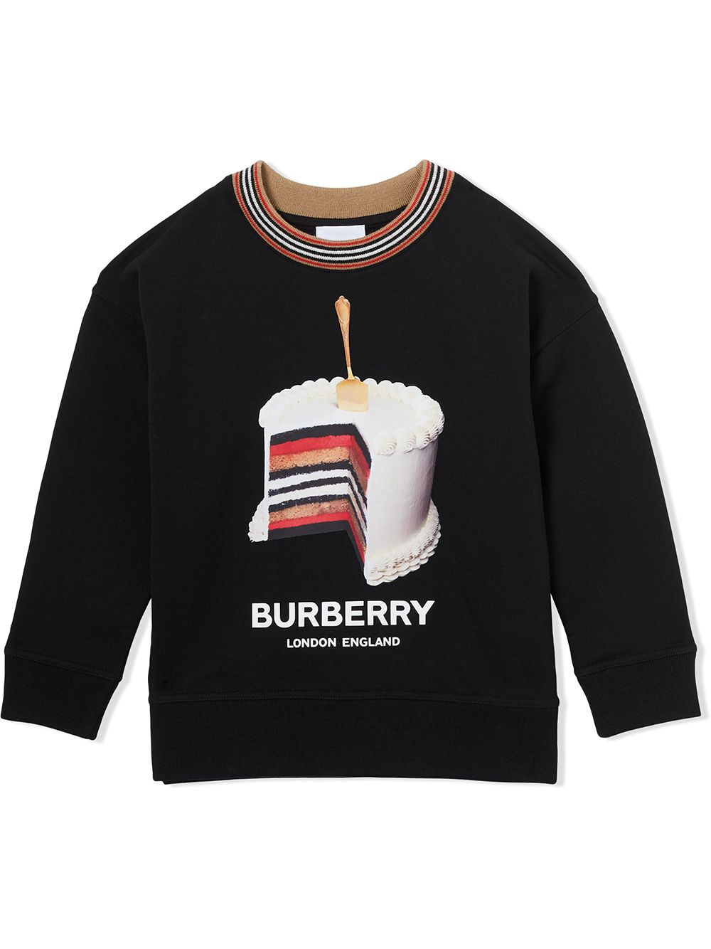 фото Burberry kids толстовка с принтом