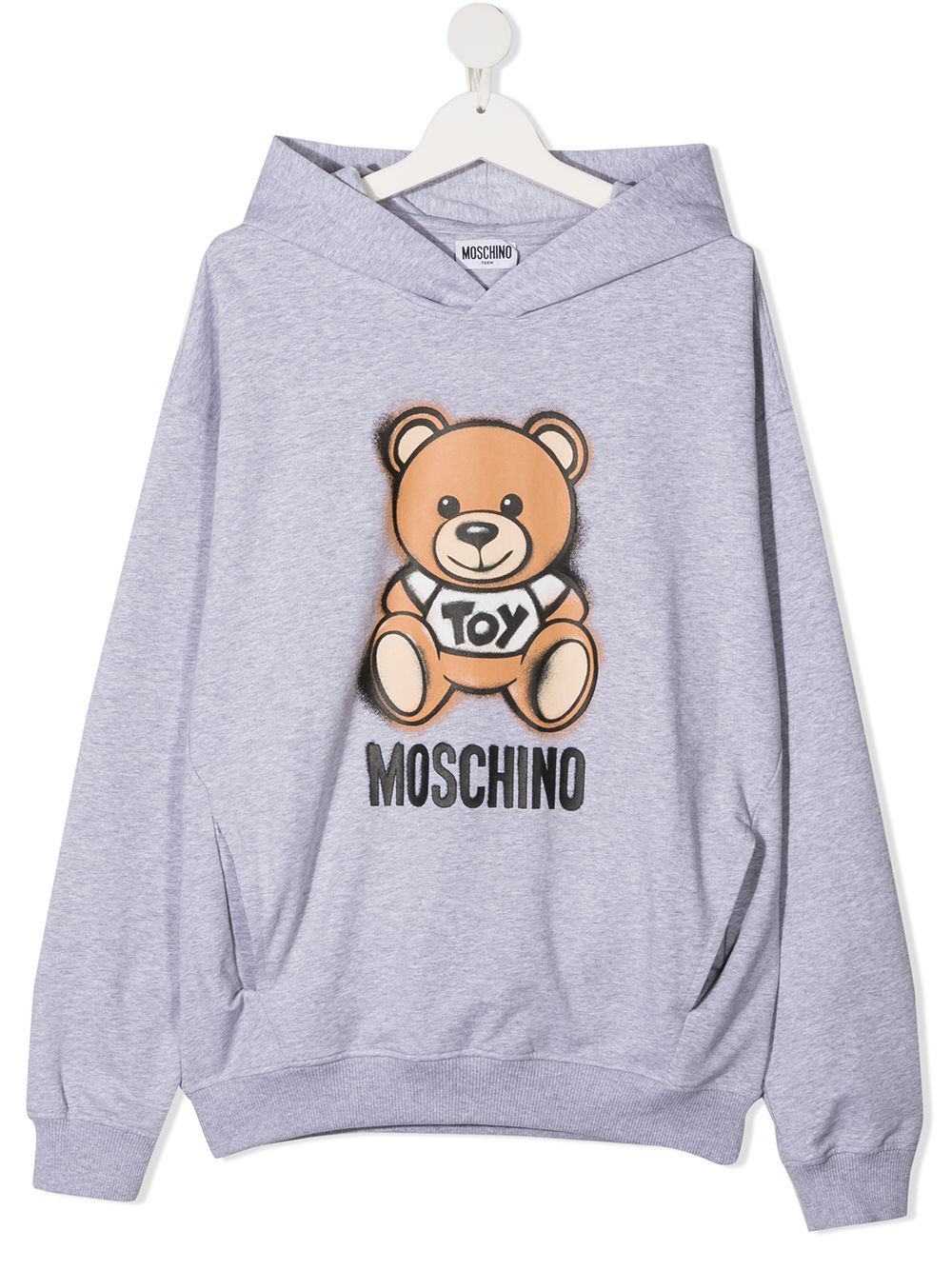 фото Moschino kids худи с принтом teddy bear