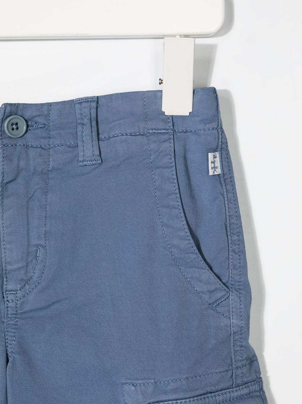 Shop Il Gufo Multi-pocket Bermuda Shorts In Blue