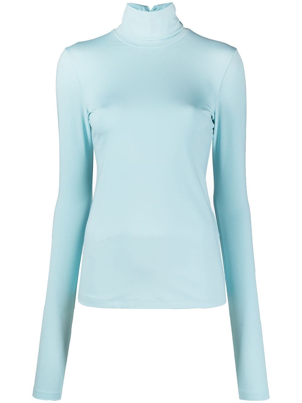 

STYLAND stretch-fit turtleneck top - Blue