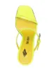 The Attico double strap logo buckle sandals