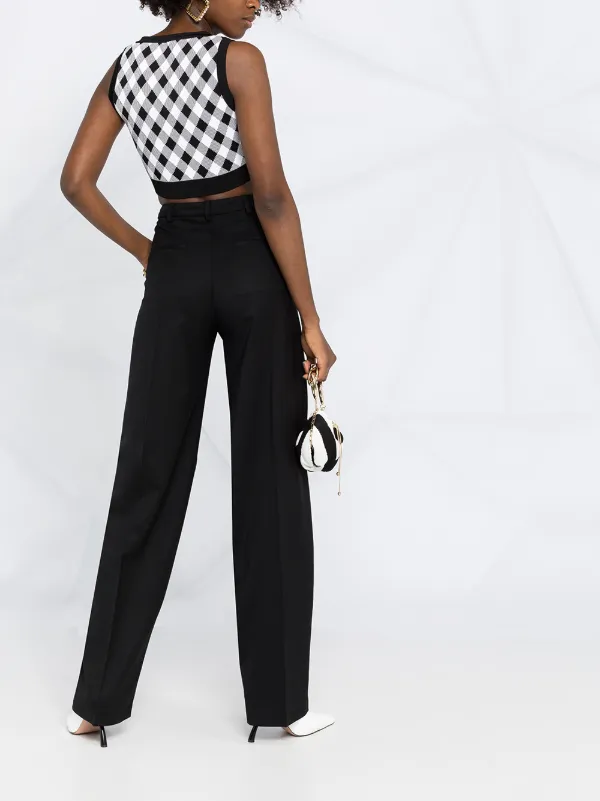 Shop The Attico high-waisted trousers 