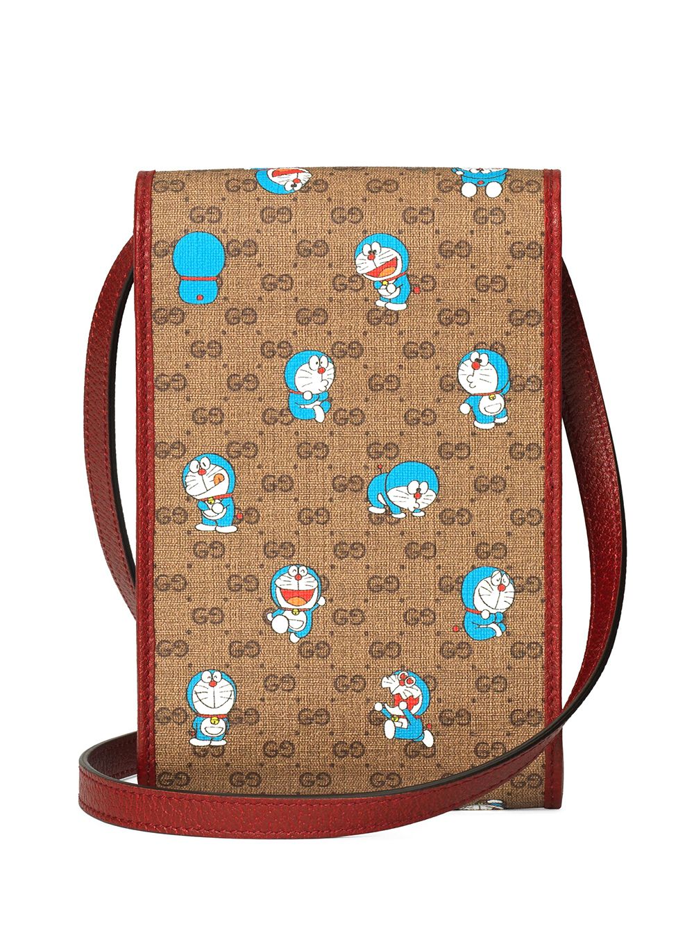 фото Gucci сумка-мессенджер из коллаборации с doraemon