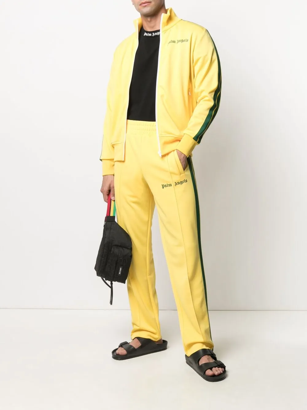 Image 2 of Palm Angels side-stripe track pants